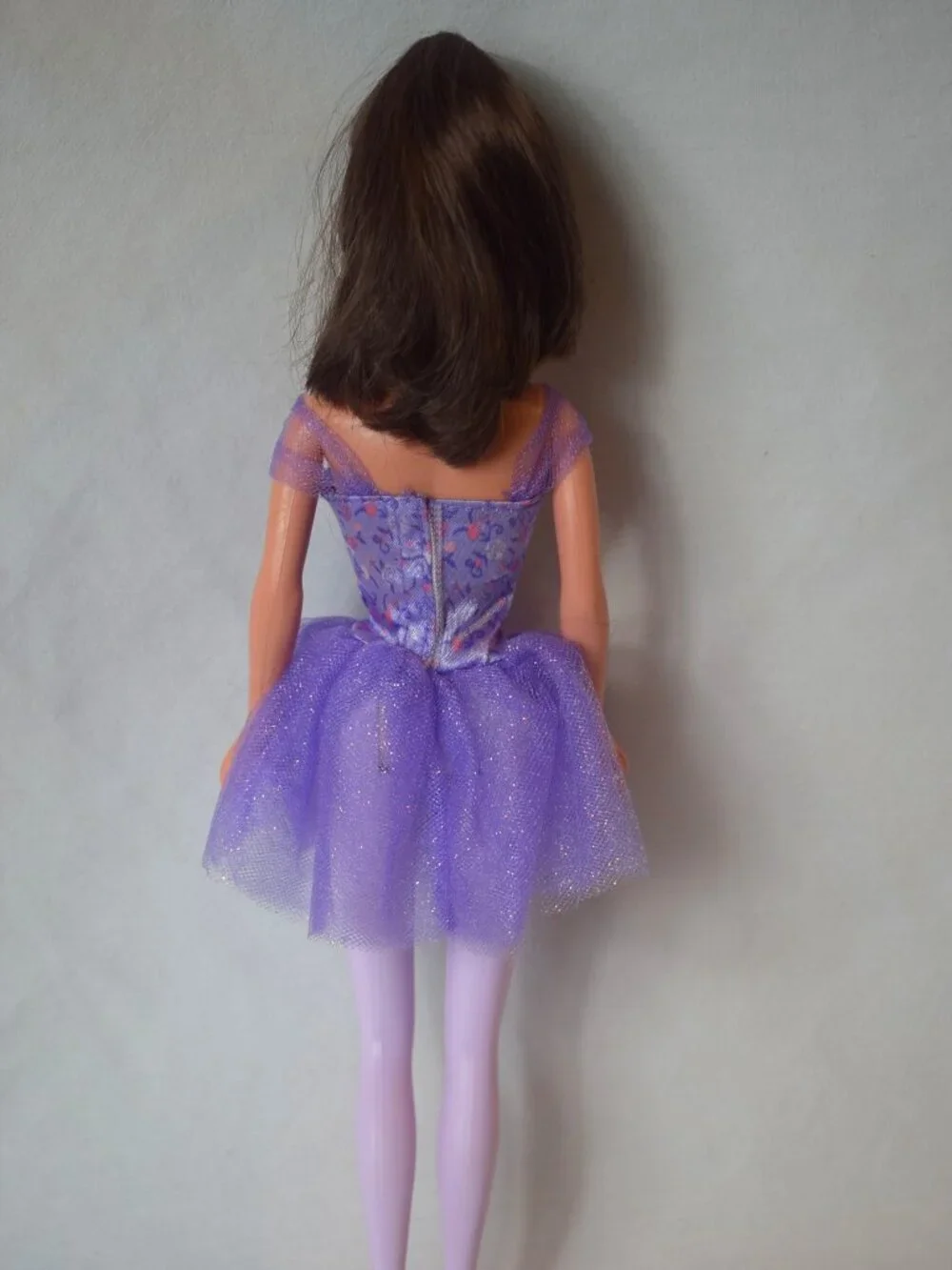 2003 Mattel Barbi Doll with Purple Tutu No Shoes